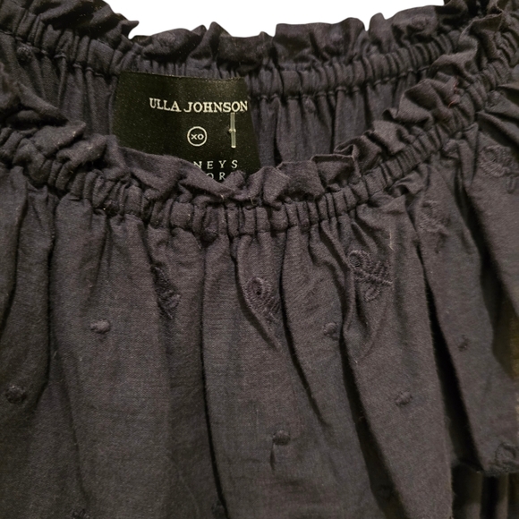 Ulla Johnson Peasant Slouchy Maxi Dress. Navy Blue. Size 0 - Picture 13 of 15